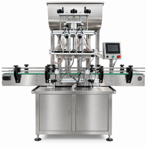 Fully Automatic 4 Head Rotary Valve Piston Filler