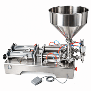 Semi-automatic Double Head Bottle Filling Machine