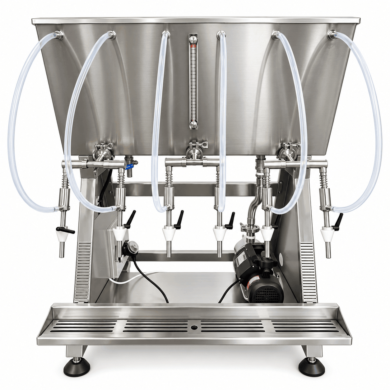 6 Head Gravity Bottle Filling Machine